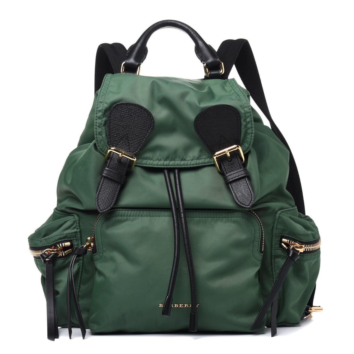 Nylon Medium Rucksack Backpack Green