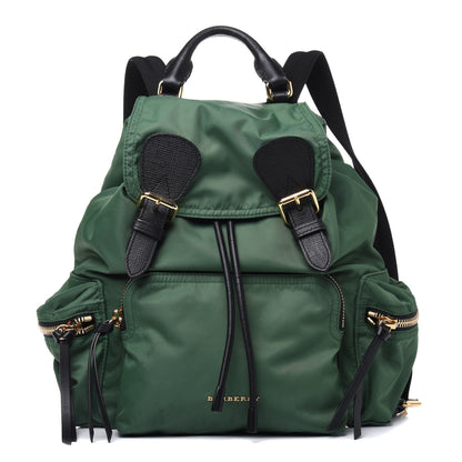 Burberry Nylon Medium Rucksack Backpack Green 1 of 9