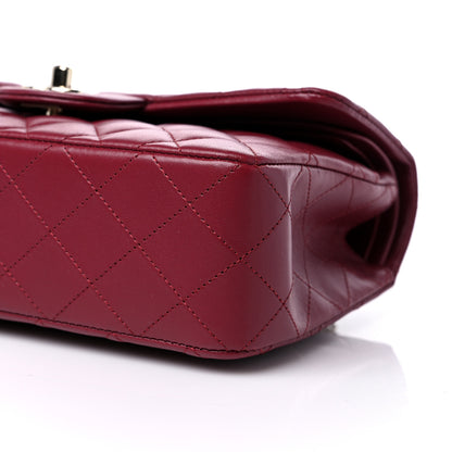 Chanel Lambskin Quilted Small Double Flap Burgundy 9 of 11