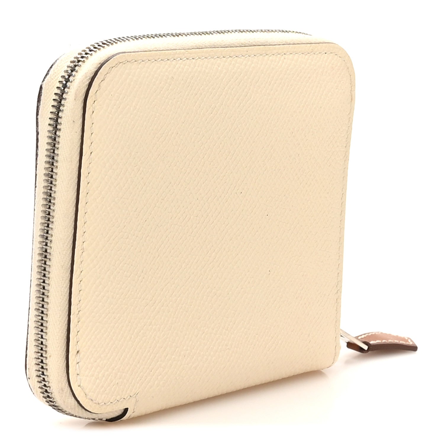 Hermes Epsom Silk'In Compact Wallet Nata 3 of 8