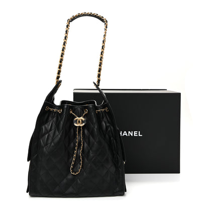 Chanel Caviar Quilted Medium Chanel 25 Handbag Black 12 of 12