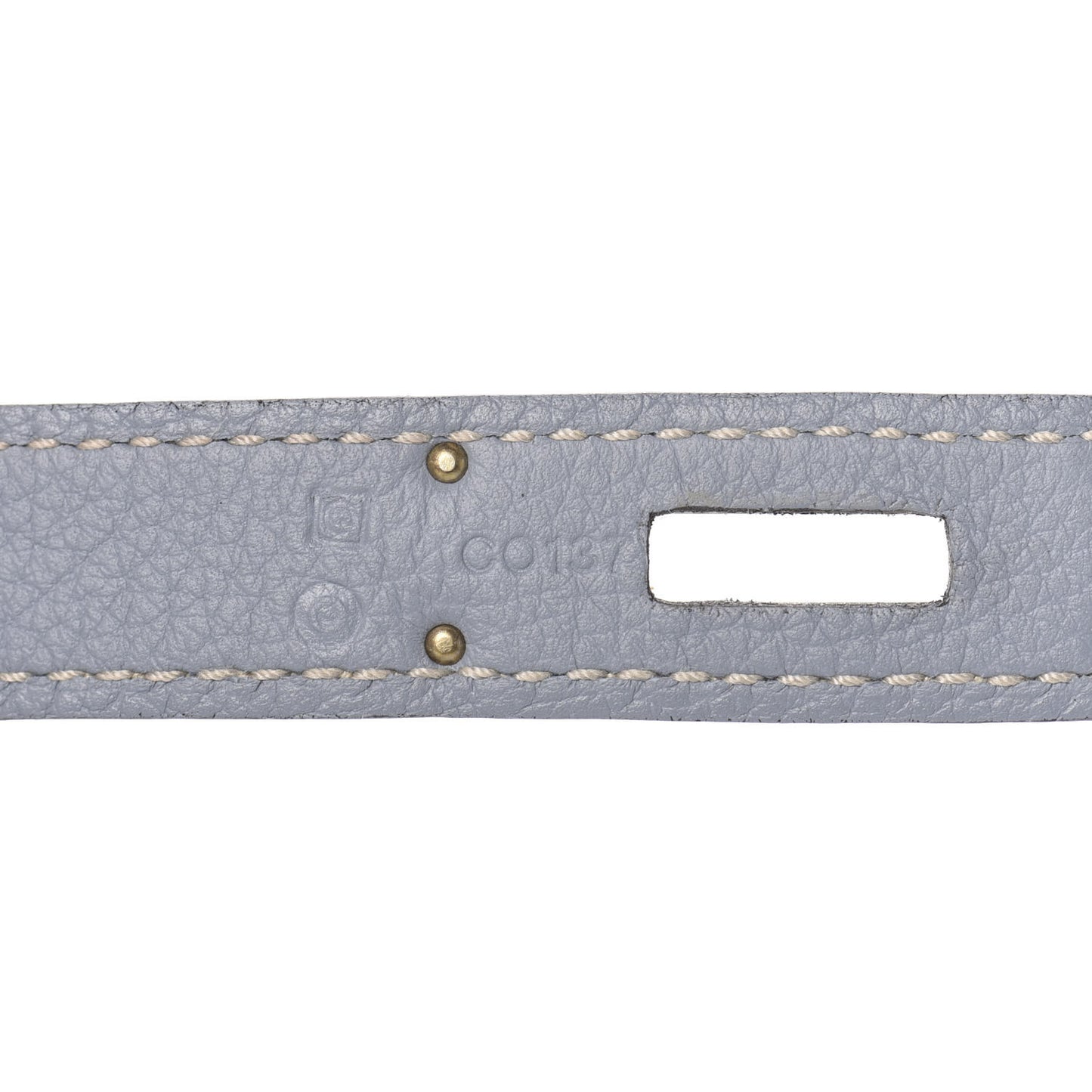 Togo Birkin 35 Bleu Lin