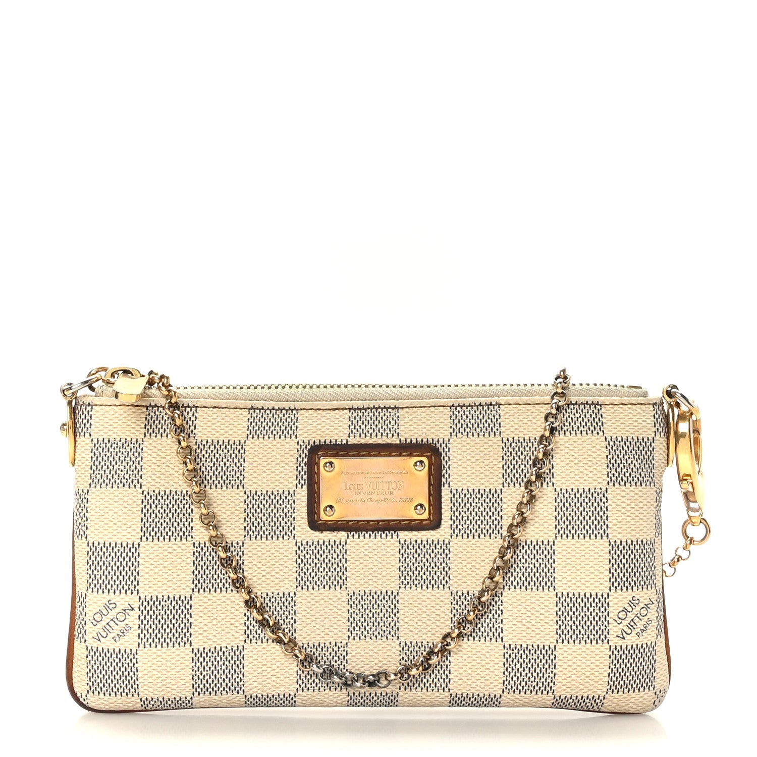 Louis Vuitton Damier Azur Pochette Milla MM 1 of 9