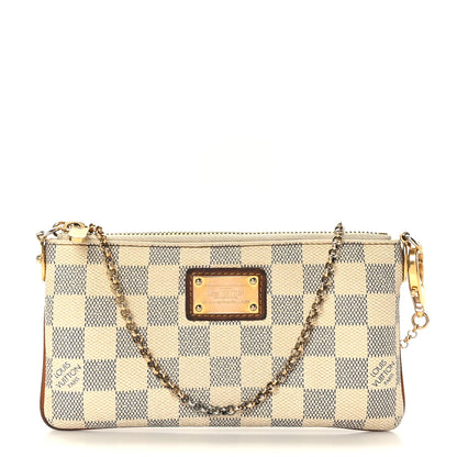 Louis Vuitton Damier Azur Pochette Milla MM 1 of 9