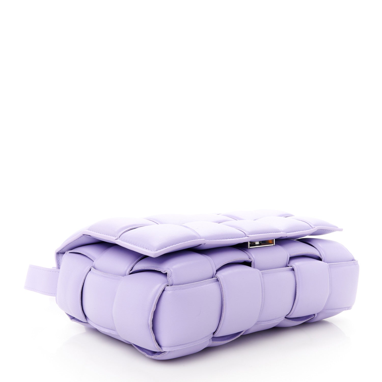 Bottega Veneta Nappa Maxi Intreccio Padded Cassette Crossbody Bag Lavender 4 of 12