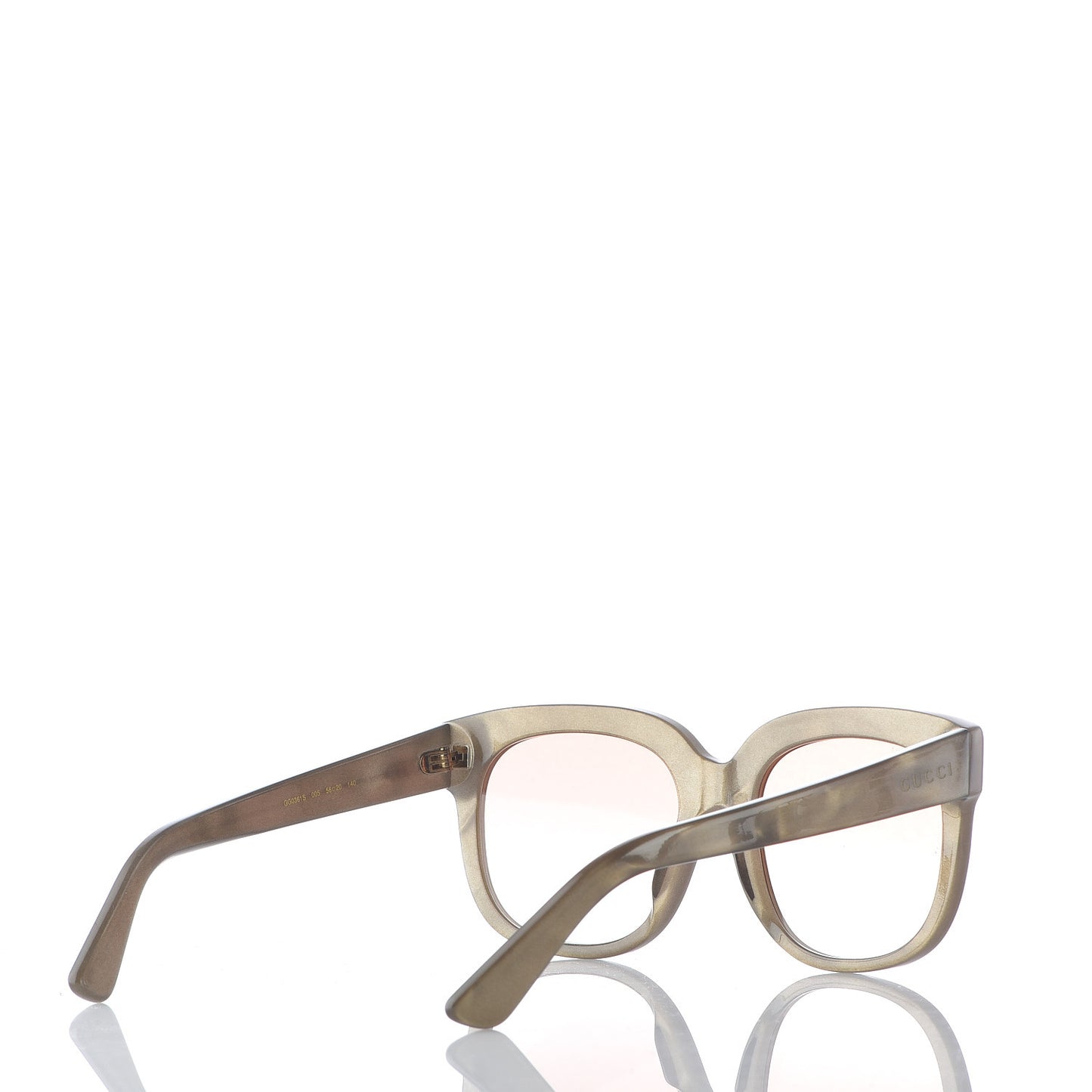 Square Frame GG0361S Sunglasses Beige