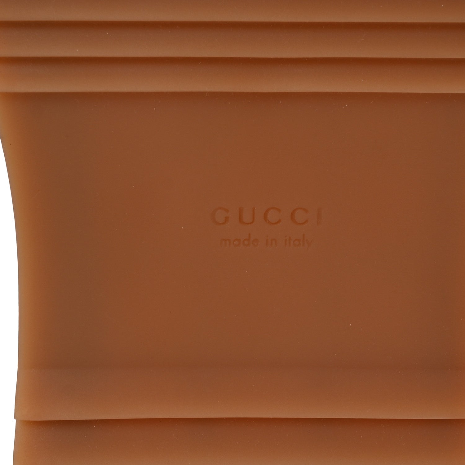 Gucci Monogram Maxi GG Angelina Platform 55mm Slide Sandals 39.5 Camel Ebony 7 of 10