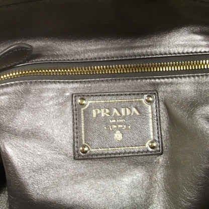 Prada Cervo Lux Print Lace Bauletto Tote 8 of 8