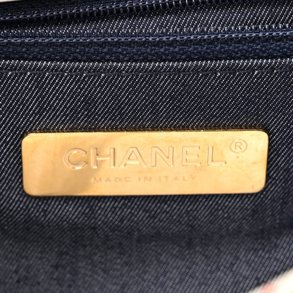 Chanel Tweed CC Mania Flap Bag Black Red White 6 of 18