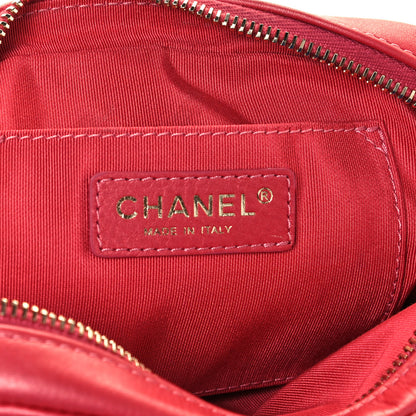 Chanel Calfskin Quilted Day Trips Camera Case Pink 6 of 10