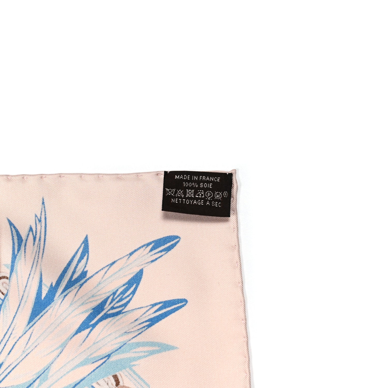 Hermes Silk Danse Pacifique Scarf140 Rose The Bleu 5 of 5
