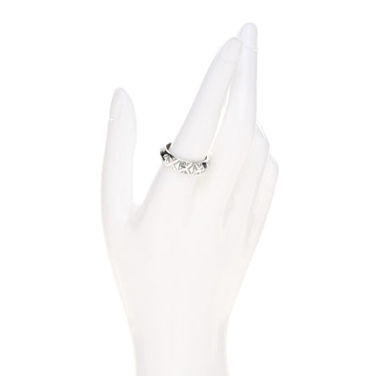 Christian Dior Sterling Silver CD Diamond Band Ring 59 8.75 2 of 5