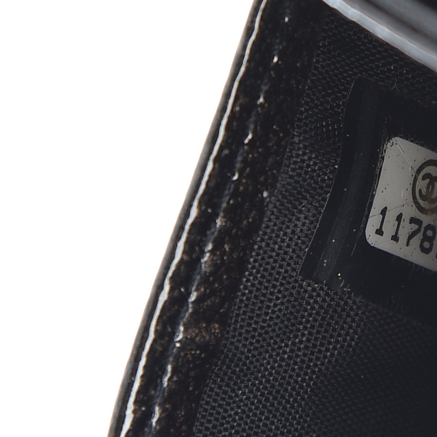 Patent Card Holder Case Black