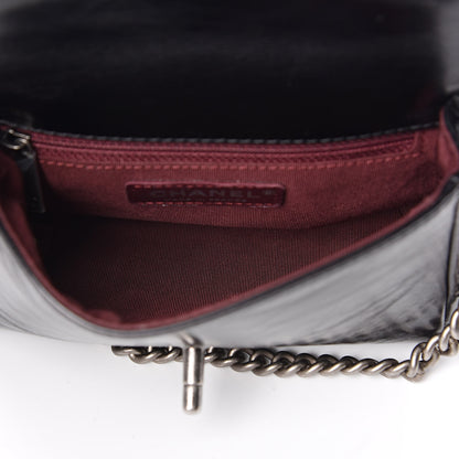 Chanel Aged Calfskin Quilted Double Sided Flap Black 5 of 11