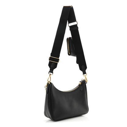 Prada Saffiano Lux Re-Edition 2005 Shoulder Bag Black 3 of 10