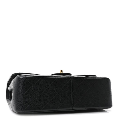 Chanel Caviar Quilted Jumbo Double Flap Black 4 of 10