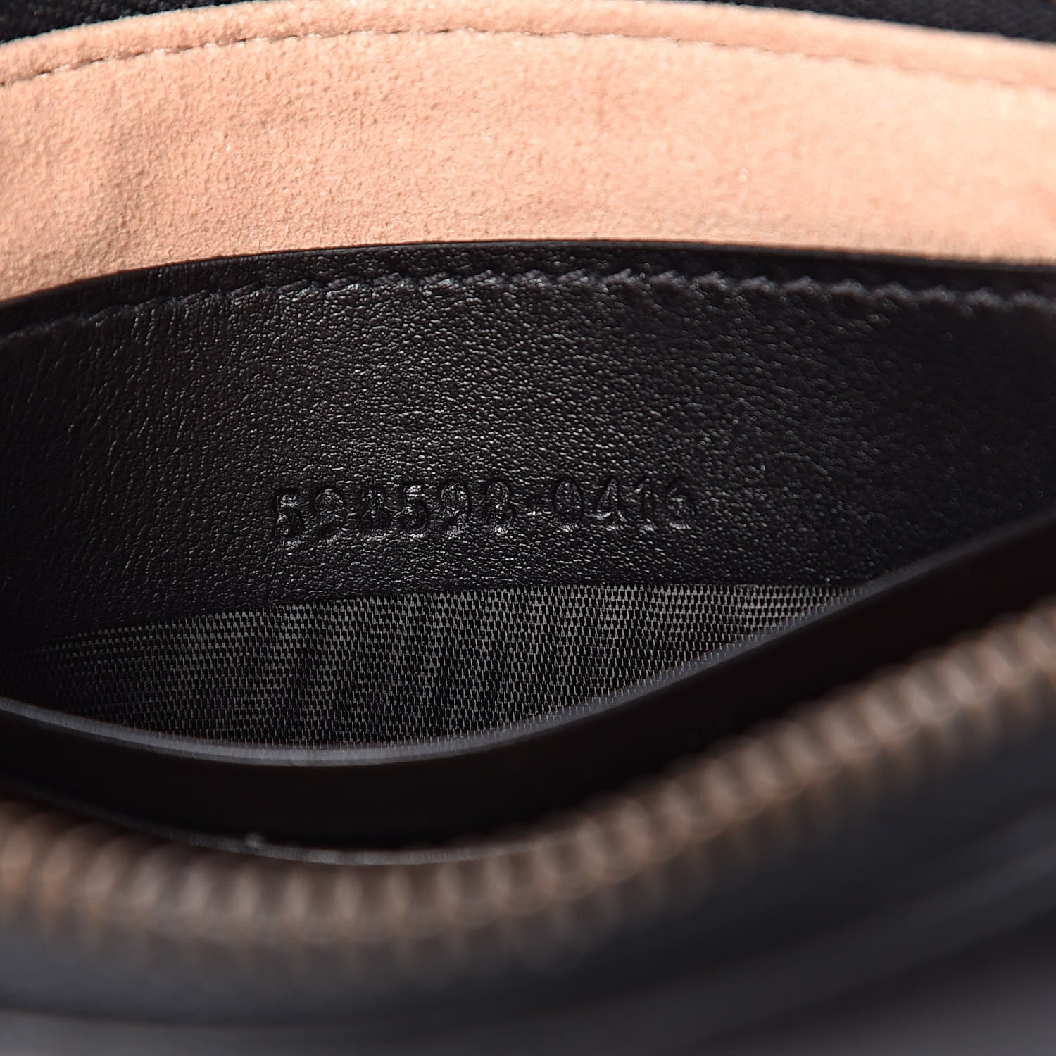 Gucci Calfskin Matelasse GG Marmont Wrist Wallet Black 7 of 8