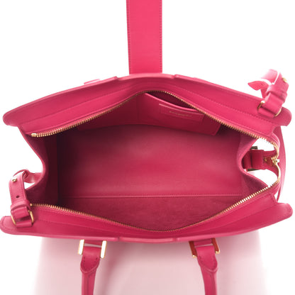 Saint Laurent Smooth Calfskin Small Monogram Cabas Bubblegum 5 of 10