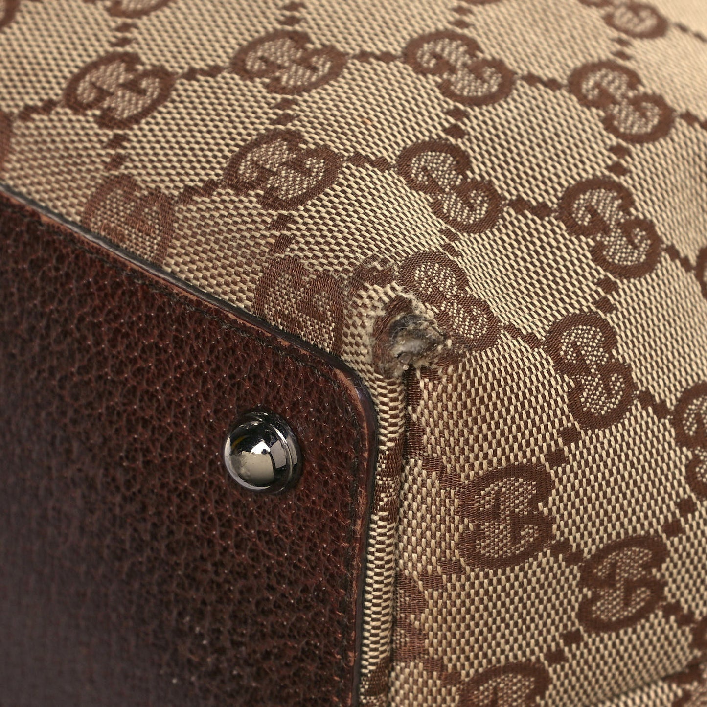 Monogram Large Eclipse Tote Brown