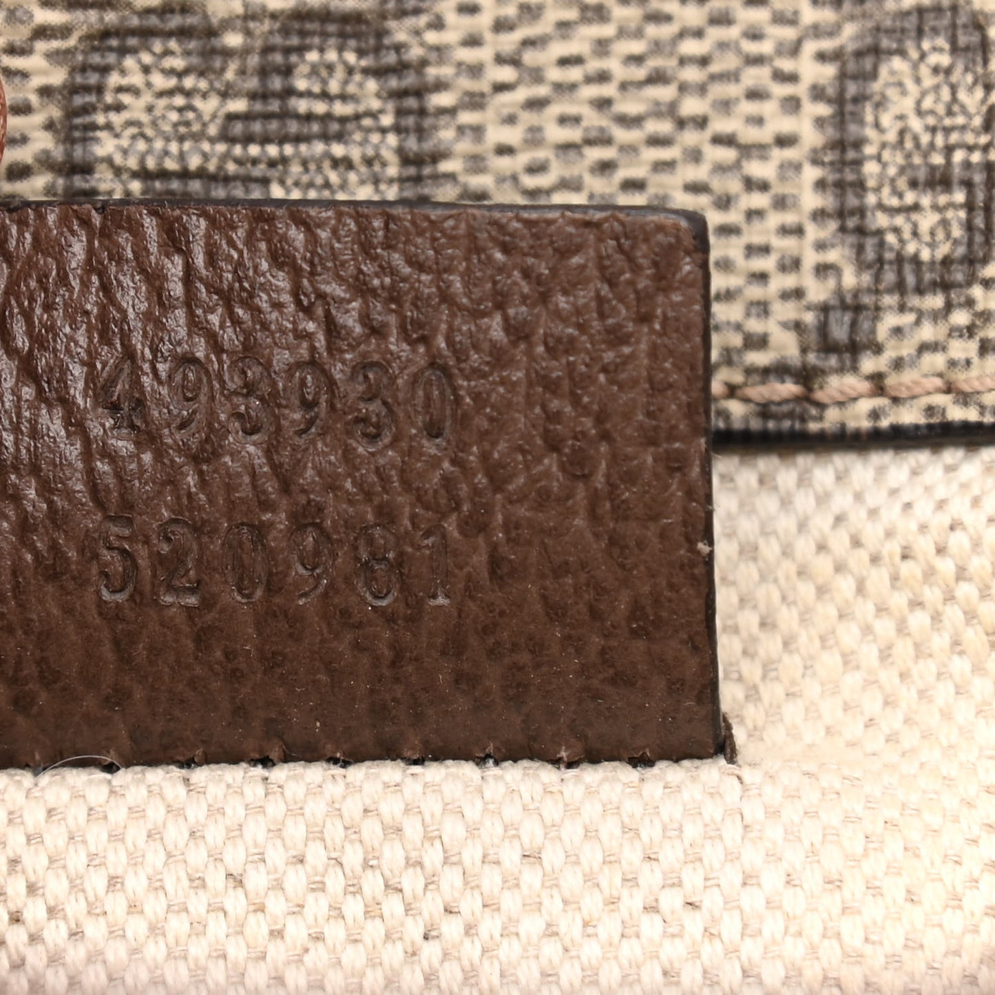 GG Supreme Monogram Neo Vintage Web Belt Bag Brown