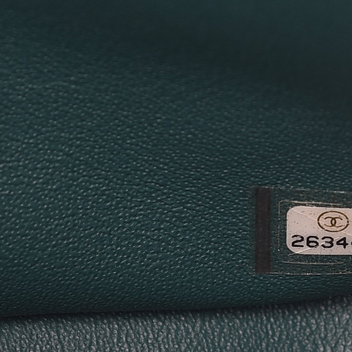 Caviar Quilted Jumbo Double Flap Dark Turquoise