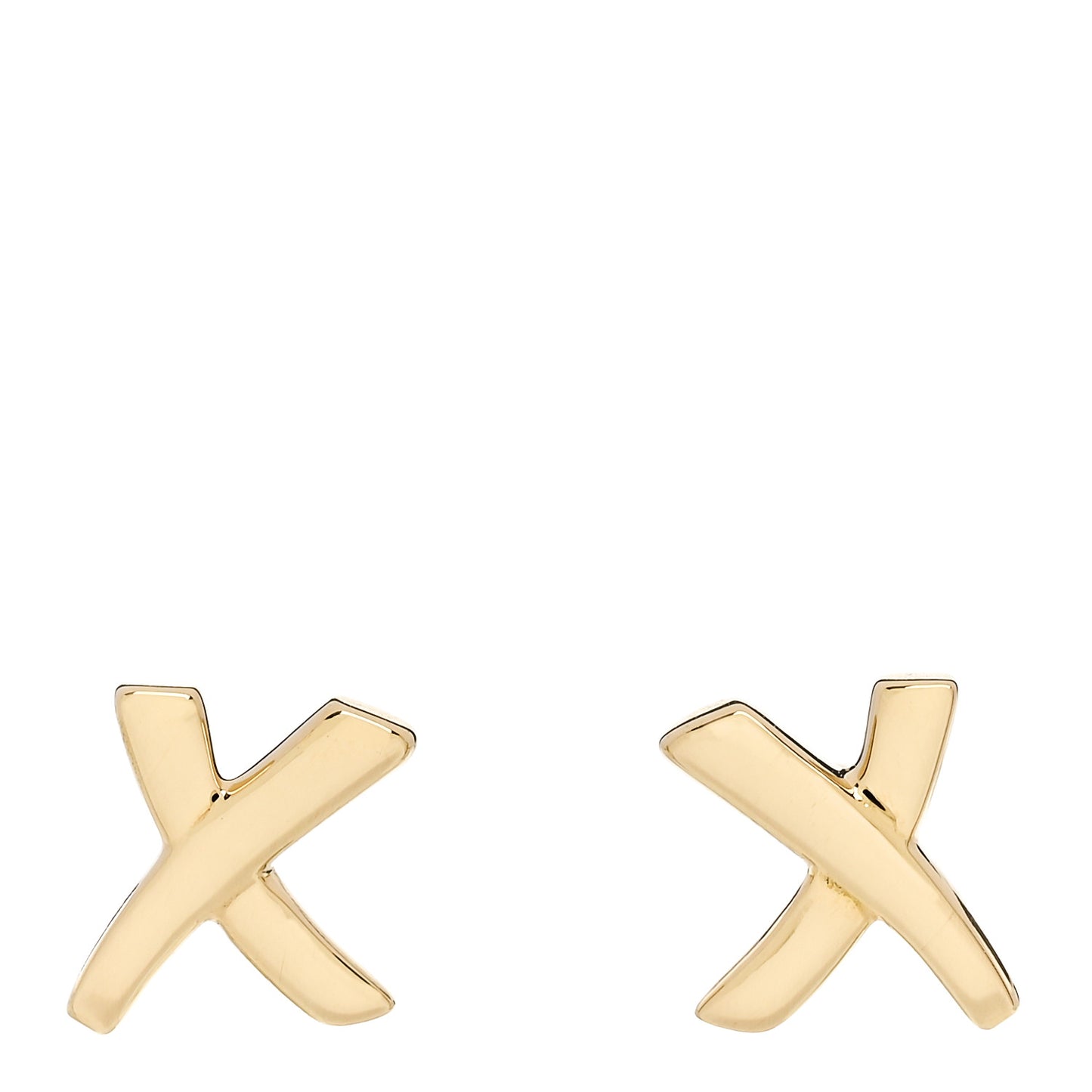 18K Yellow Gold Mini Paloma's Graffiti X Earrings