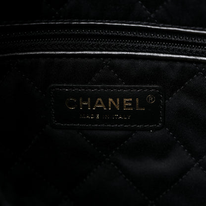 Chanel Shiny Calfskin Quilted Small Chanel 22 Black 8 of 10