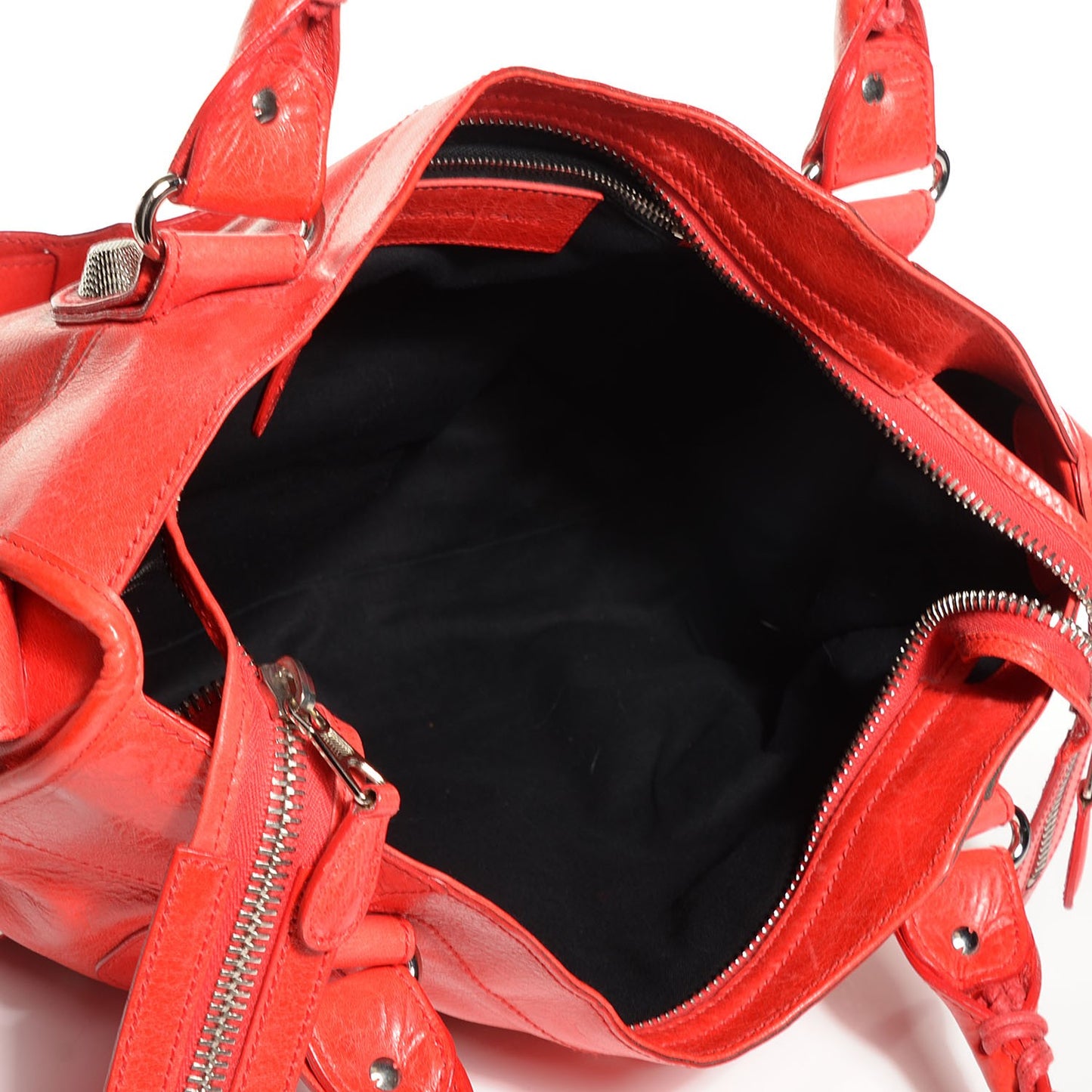 Agneau Giant 21 Silver Hardware City Vermillion