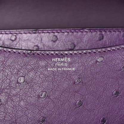 Hermes Ostrich Constance 18 Violine 7 of 20