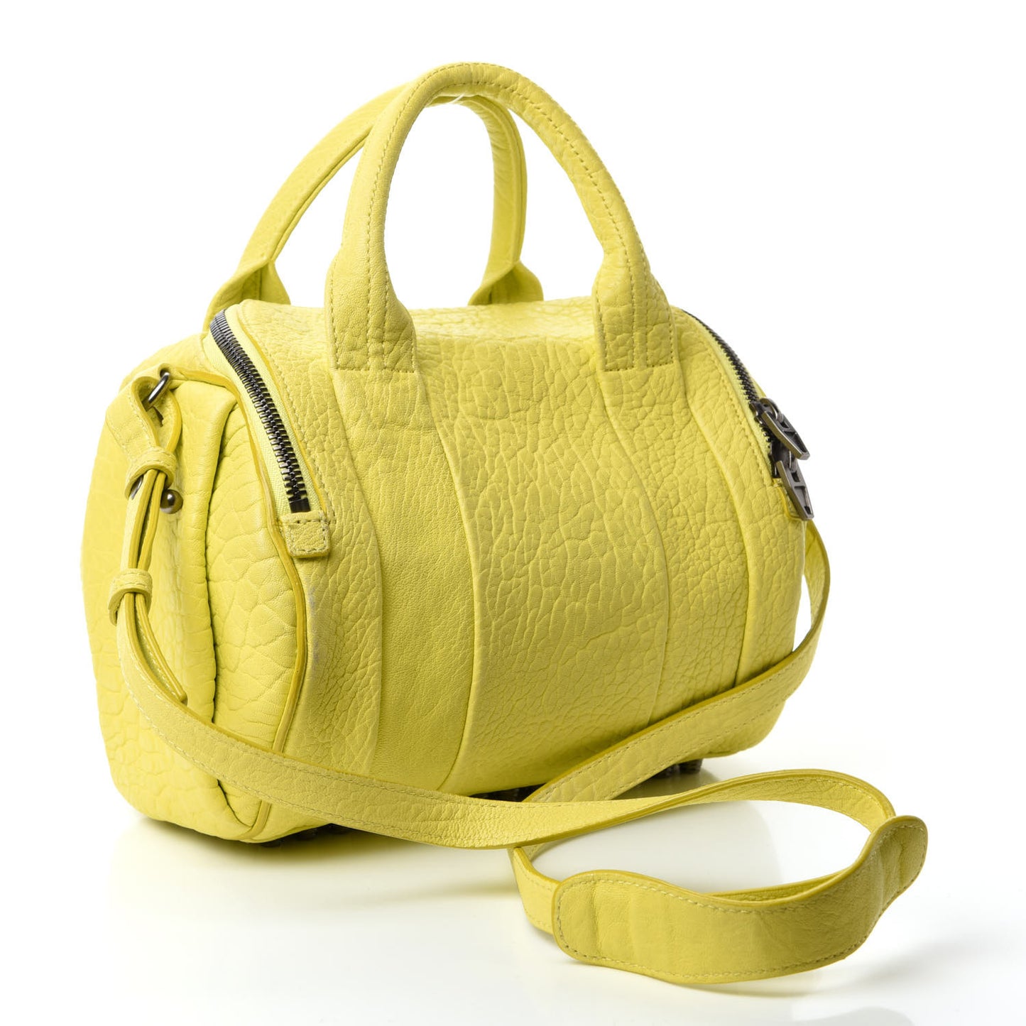 Pebbled Lambskin Rockie Acid Nickel Hardware