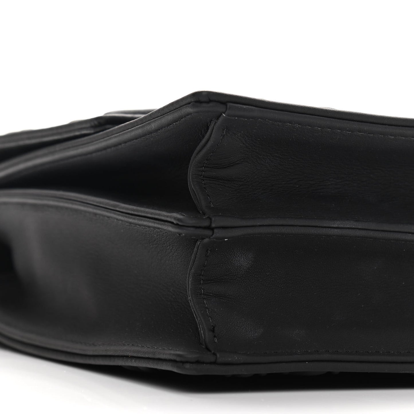 Ultra Matte Calfskin Studded Vertical Diorama Black