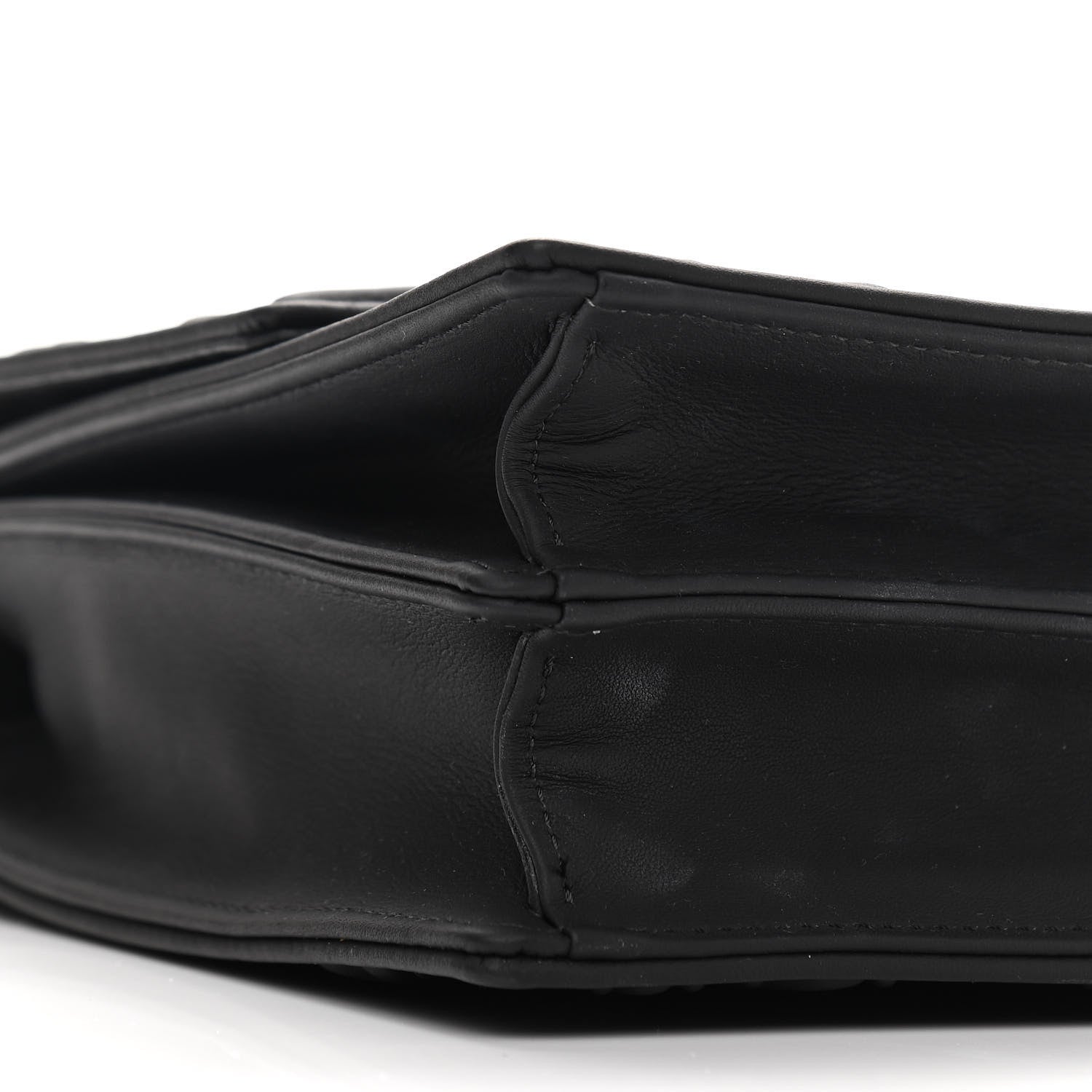 Christian Dior Ultra Matte Calfskin Studded Vertical Diorama Black 8 of 9