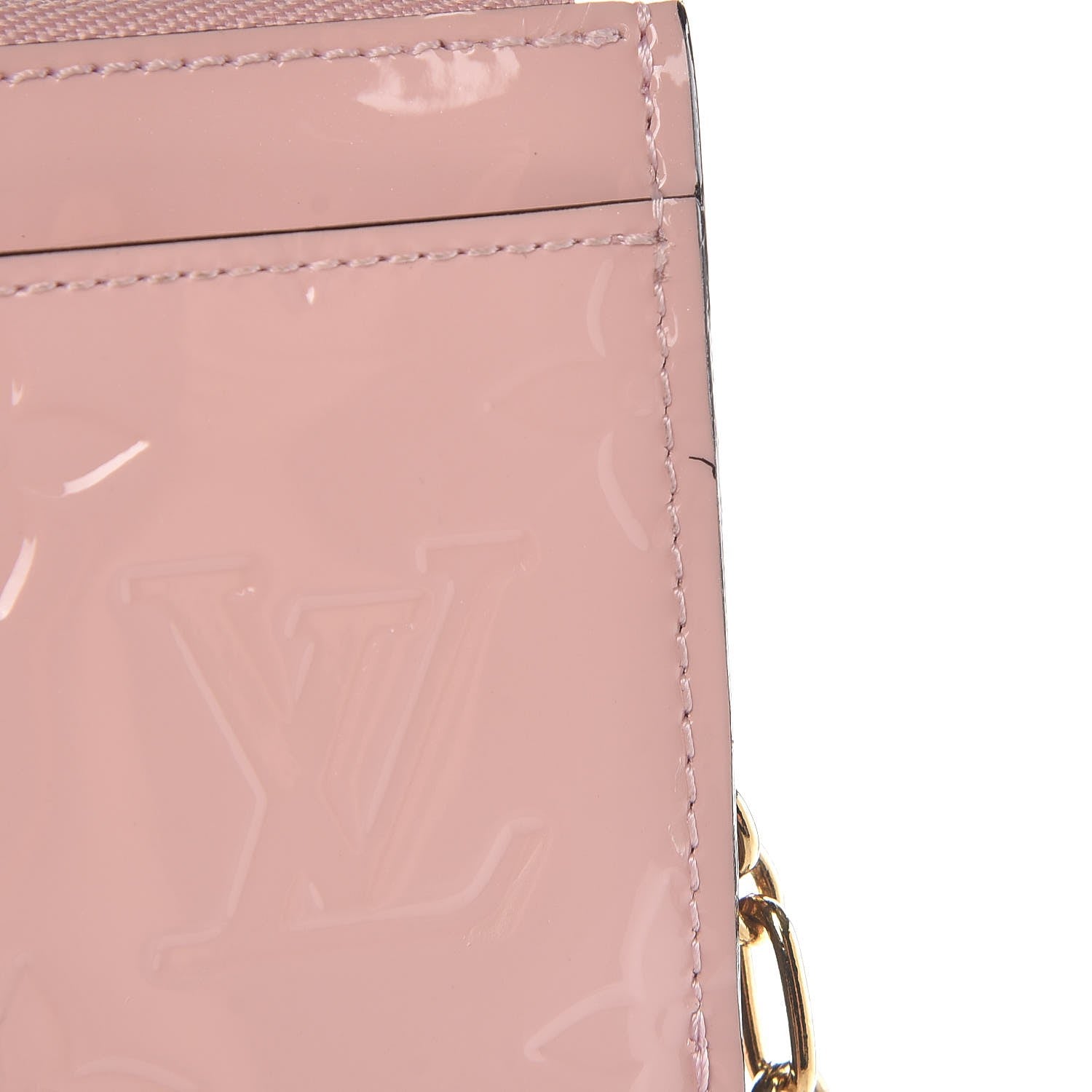 Louis Vuitton Vernis Key Pouch Rose Ballerine 8 of 9