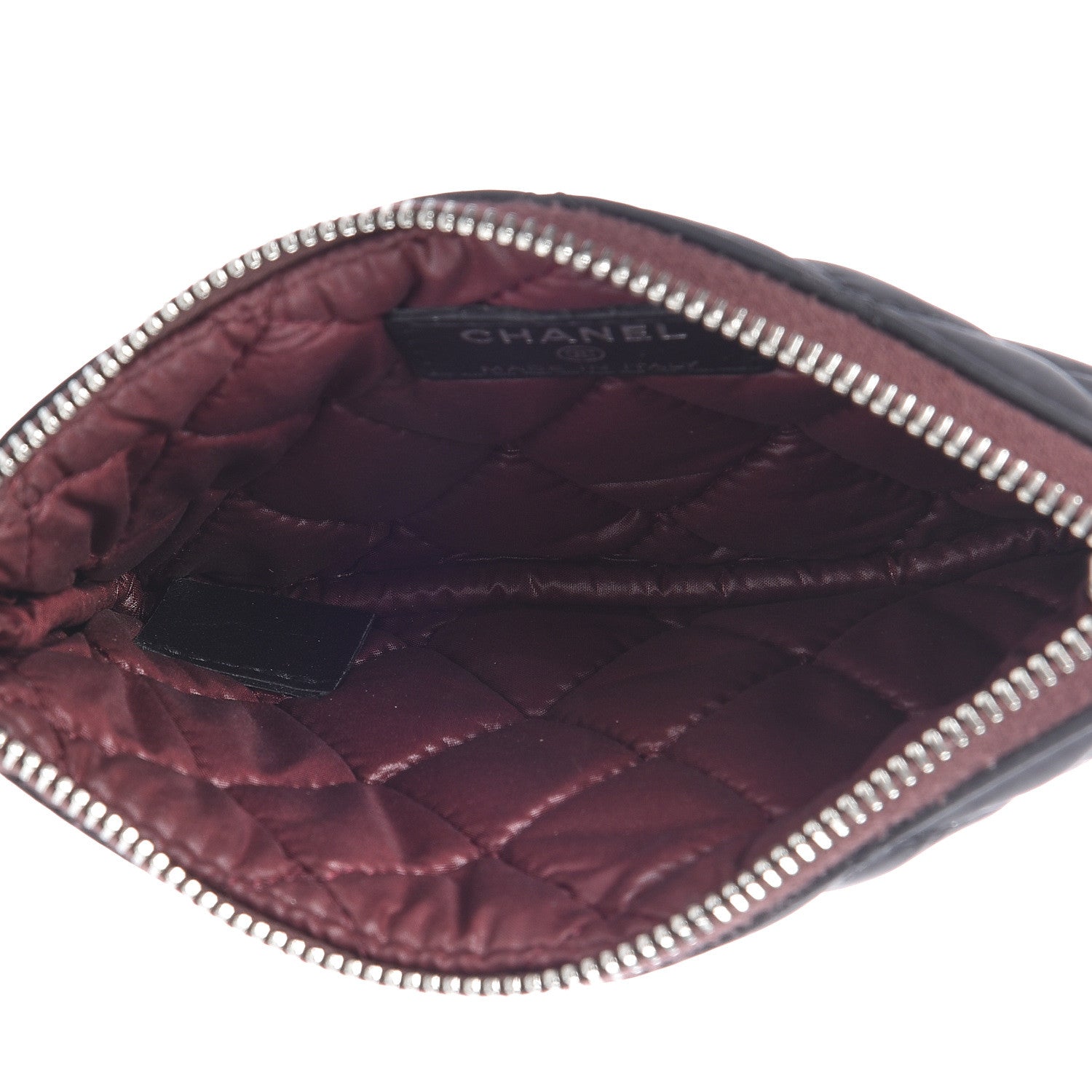 Chanel Nylon Quilted Small Cosmetic Case Black 5 of 11