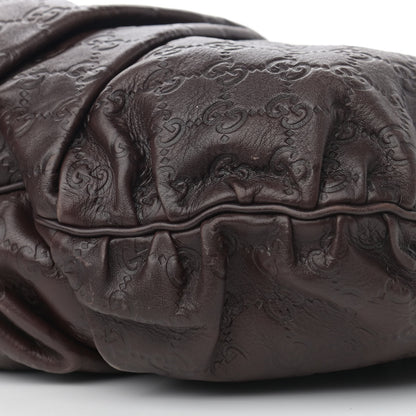 Gucci Guccissima Medium Hysteria Top Handle Bag Chocolate 10 of 10