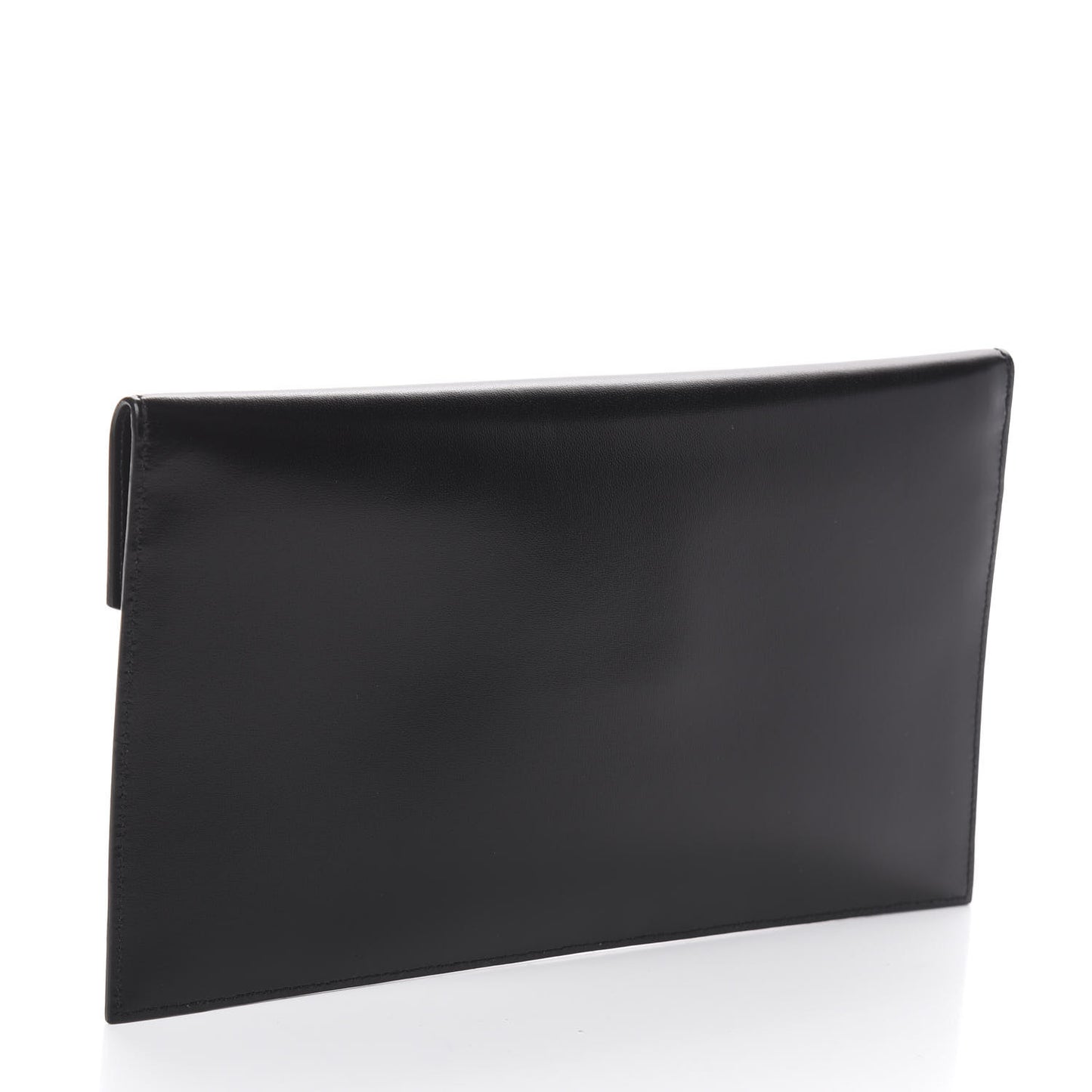 Smooth Shiny Calfskin Monogram Uptown Pouch Black