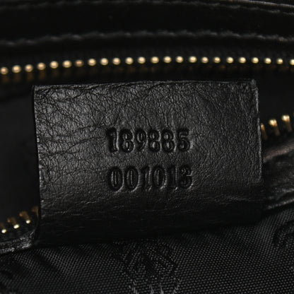 Gucci Calfskin Queen Bow Hobo Black 7 of 12
