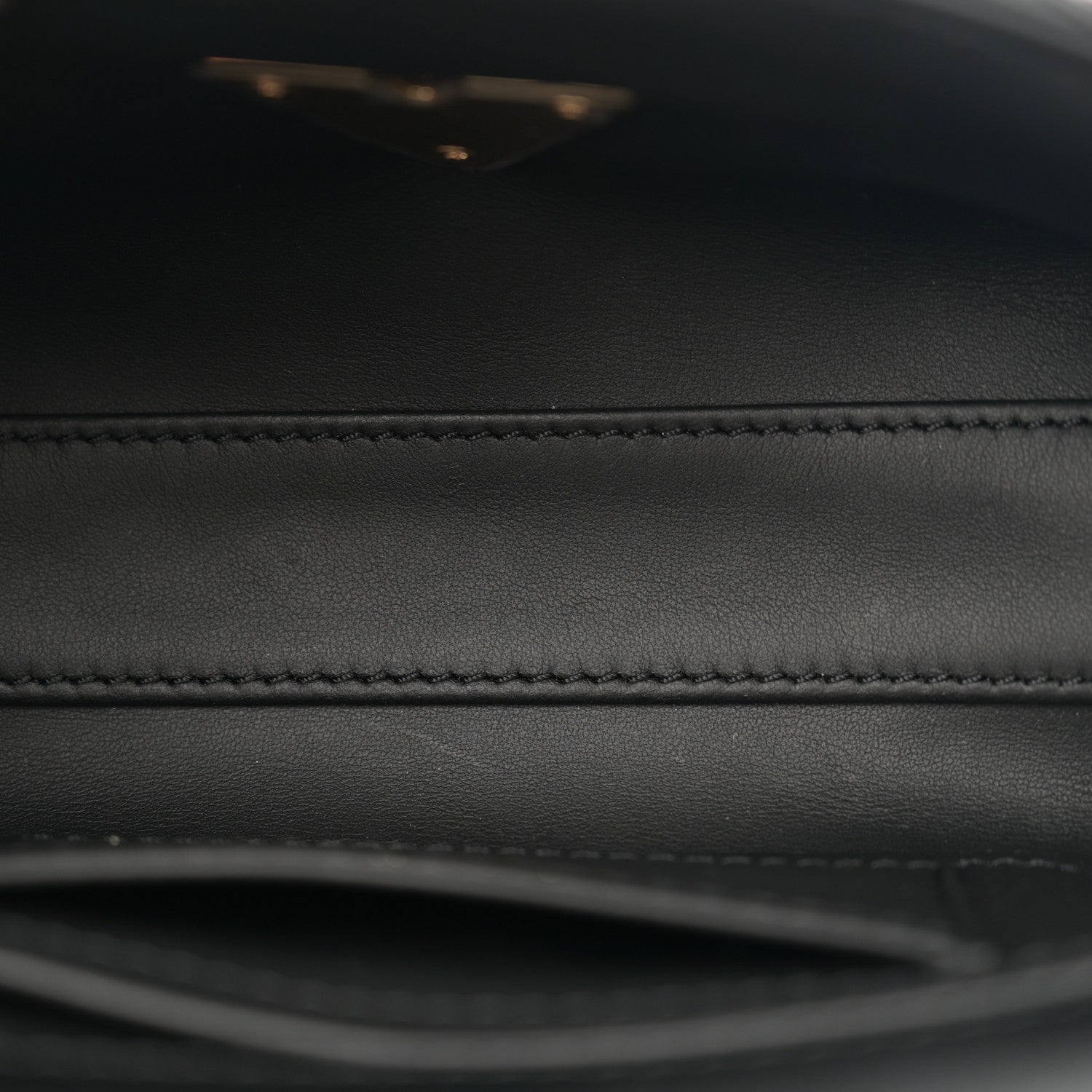 Louis Vuitton Lambskin Malletage GO-14 PM NM Black 6 of 10