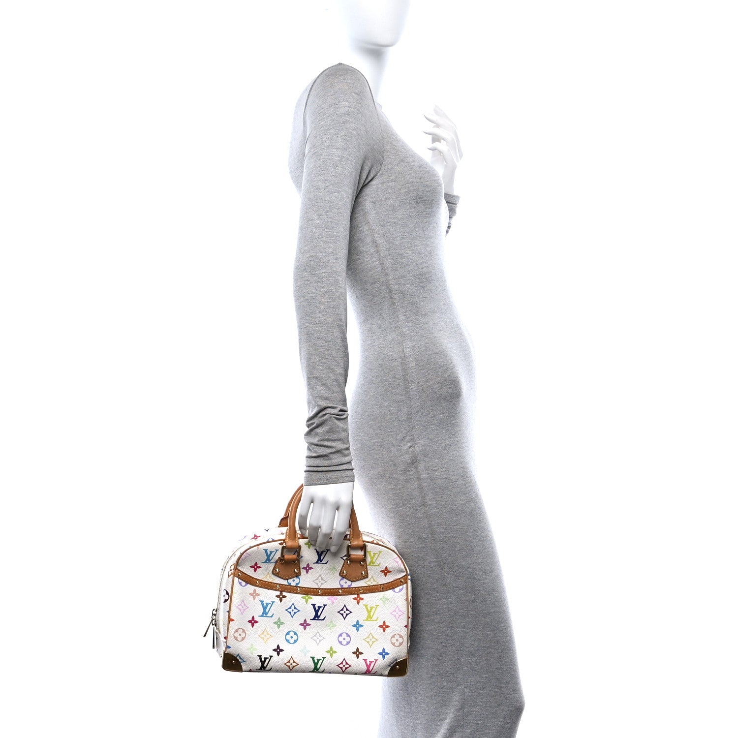 Louis Vuitton Monogram Multicolor Trouville White 2 of 9