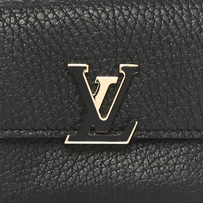 Louis Vuitton Taurillon Capucines XS Wallet Black 6 of 7