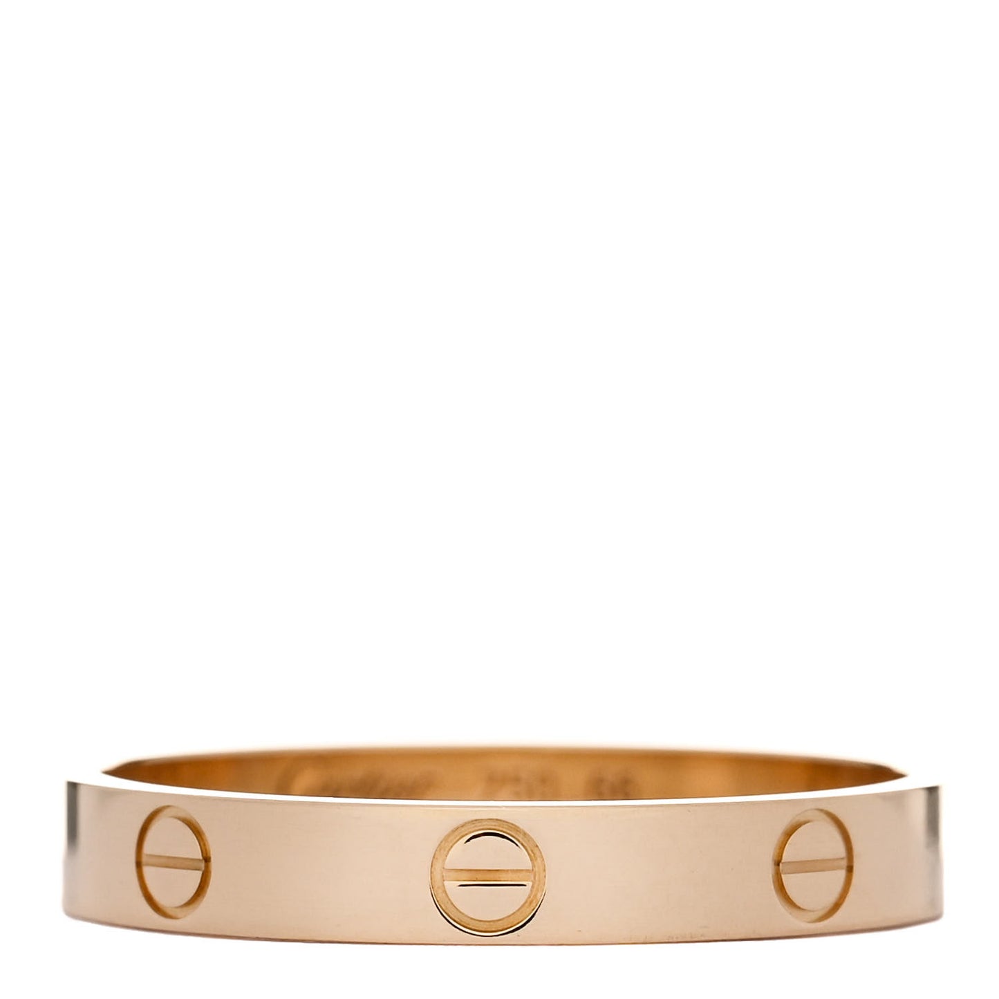 18K Yellow Gold 3.5mm LOVE Wedding Band Ring 66 11.5