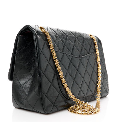 Chanel Aged Calfskin Quilted 2.55 Reissue 227 Flap Black 2 of 13