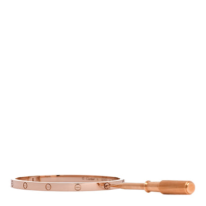 Cartier 18K Pink Gold Small LOVE Bracelet 16 3 of 8