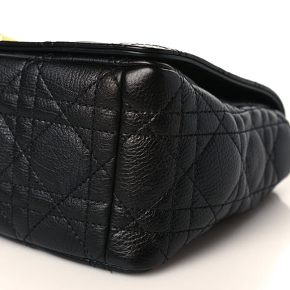 Christian Dior Calfskin Cannage Medium Caro Bag Black 9 of 9