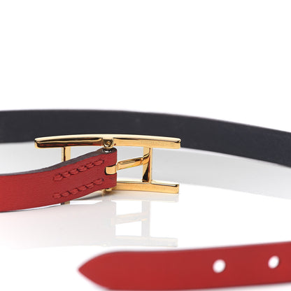 Hermes Swift Behapi Double Tour Bracelet T2 Rouge De Coeur Bleu Indigo 4 of 5