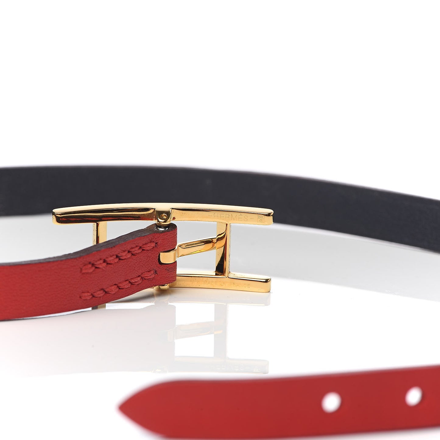 Swift Behapi Double Tour Bracelet T2 Rouge De Coeur Bleu Indigo