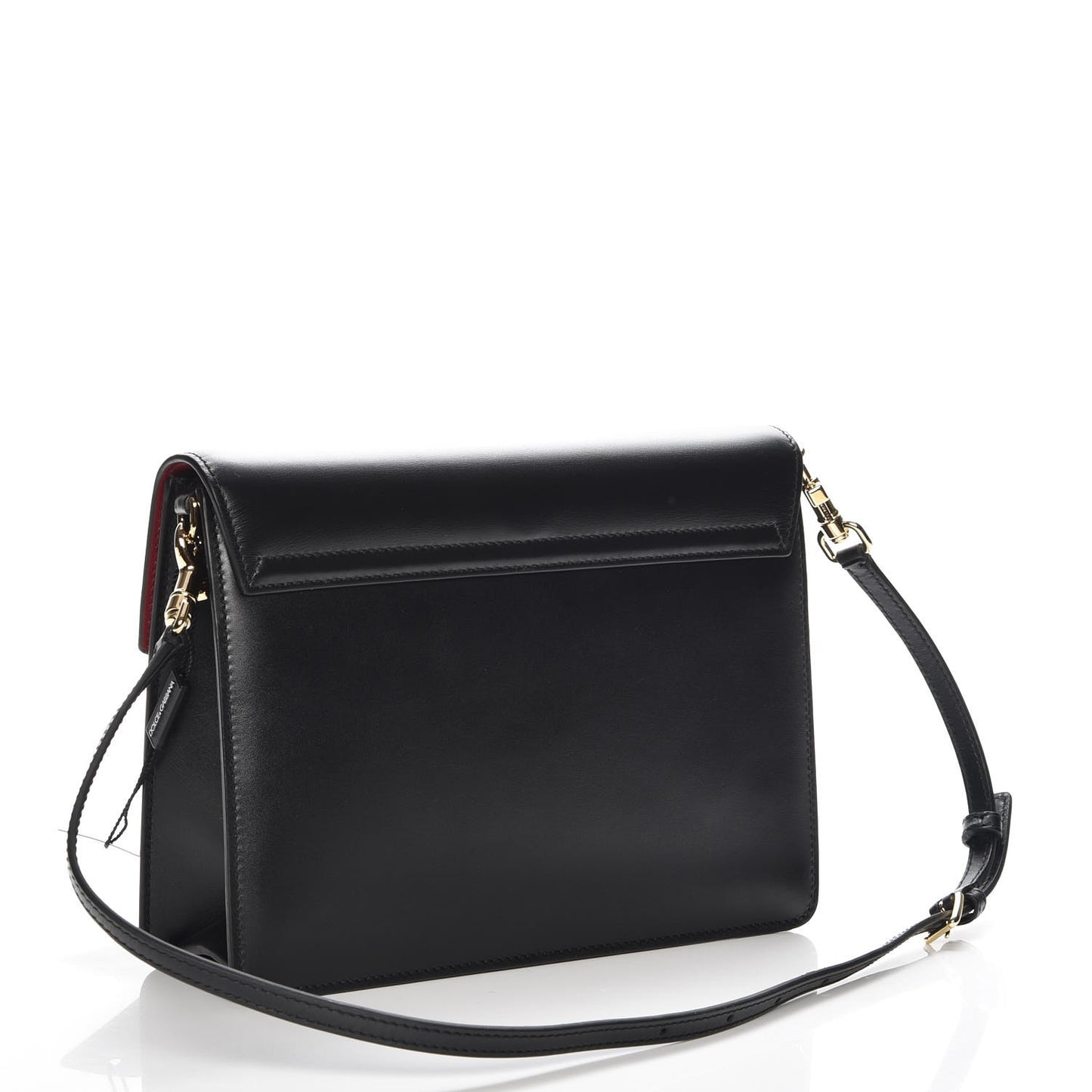 Calfskin Lucia Shoulder Bag Black