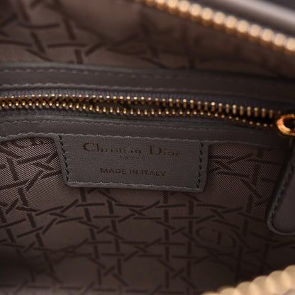 Christian Dior Lambskin Cannage Medium Lady Dior Grey 6 of 9