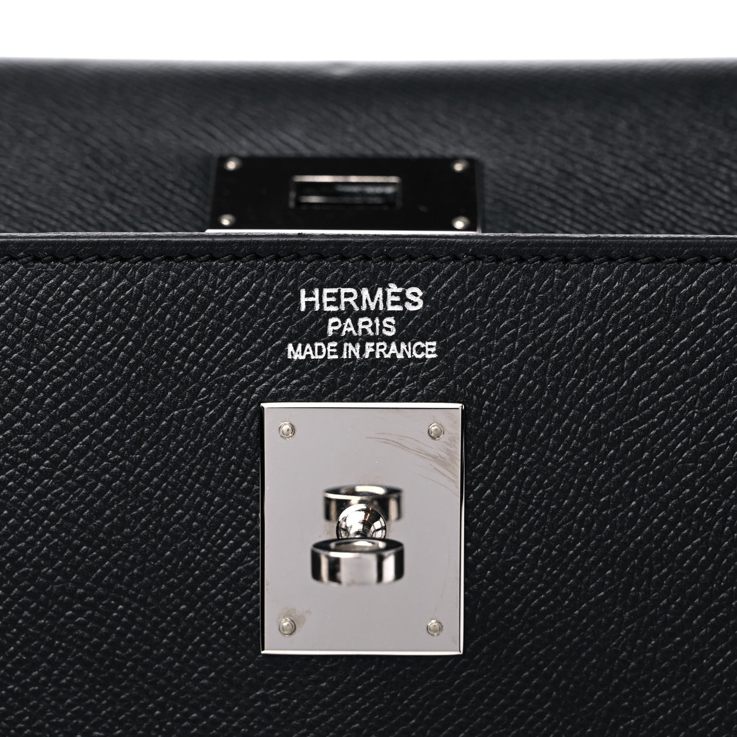 Hermes Epsom Kelly Sellier 40 Black 6 of 16