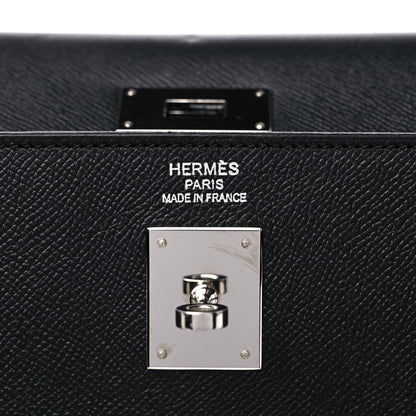 Hermes Epsom Kelly Sellier 40 Black 6 of 16